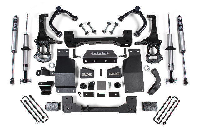 BDS 4 Inch Lift Kit Fits Chevy Silverado or Fits GMC Sierra 1500 (19-24) 4WD Diesel