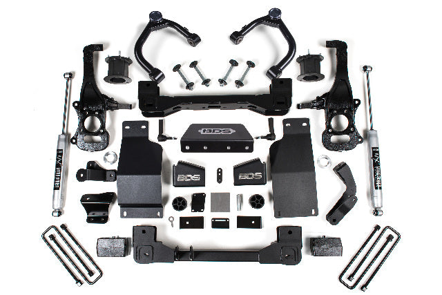 BDS 4 Inch Lift Kit Fits Chevy Silverado or Fits GMC Sierra 1500 (19-24) 4WD Diesel
