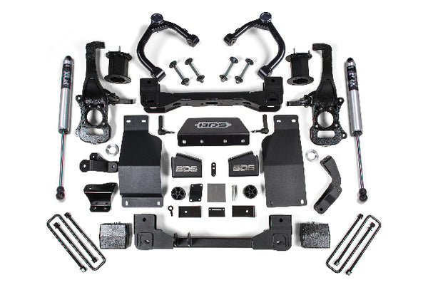 BDS 6 Inch Lift Kit, Fits Chevy Silverado Or GMC Sierra 1500 19-24 4WD Diesel 1803FS