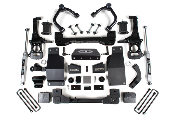 BDS 6 Inch Lift Kit, Fits Chevy Silverado Or GMC Sierra 1500 19-24 4WD Diesel 1803H
