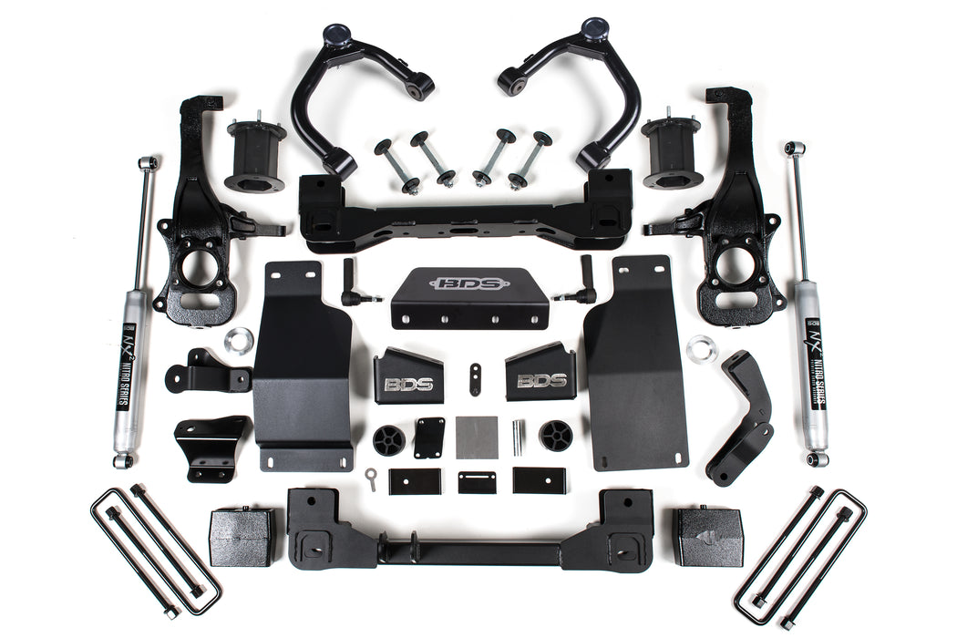 BDS BDS1803H 6 Inch Lift Kit Chevy Silverado or fits gmc Sierra 1500 (19-24) 4WD Diesel