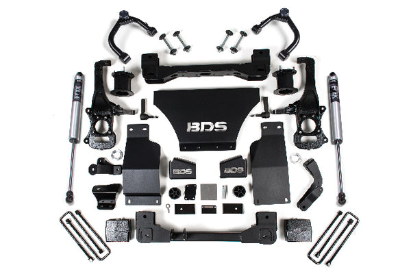 BDS 4 Inch Lift Kit, Fits Chevy Trail Boss Or GMC AT4 1500 19-24 4WD Gas 1805FS