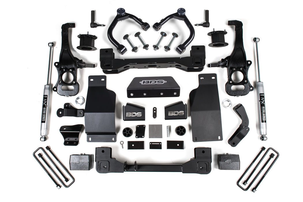 BDS BDS1807H 4 Inch Lift Kit Chevy Trail Boss or fits gmc AT4 1500 (20-24) 4WD Diesel