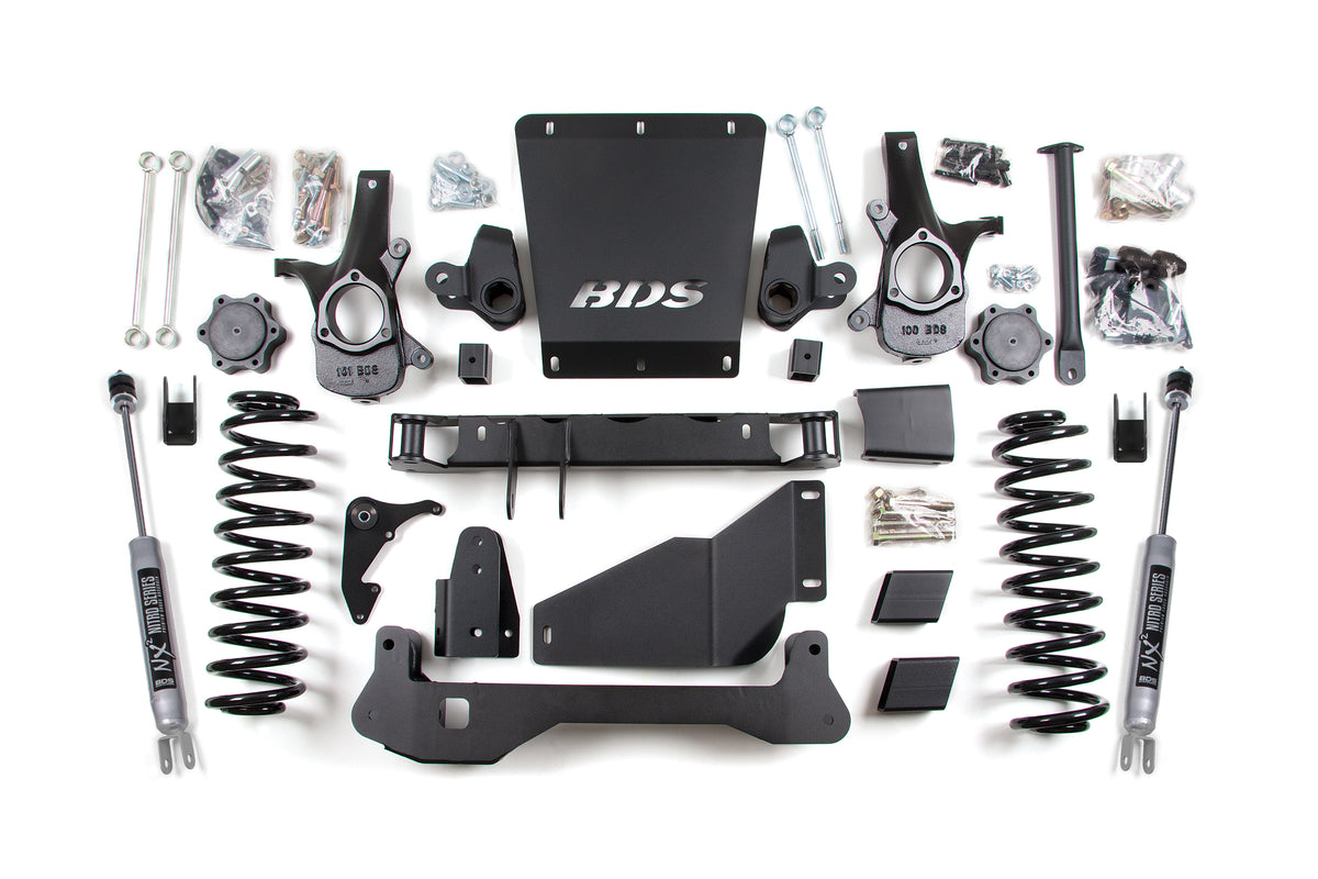 BDS 6 Inch Lift Kit, Fits Chevy/ GMC Avalanche, Surburban, Tahoe, Or Yukon 1500 00-06 4WD 1816H