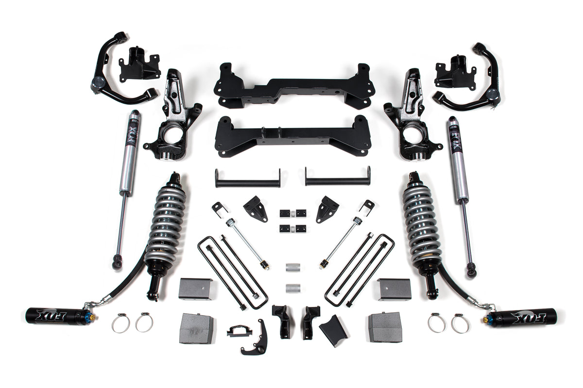 BDS 7 Inch Lift Kit 2.5 Coil-over Conversion, Fits Chevy Silverado Or GMC Sierra 2500HD 01-10 2WD 1818FDSC