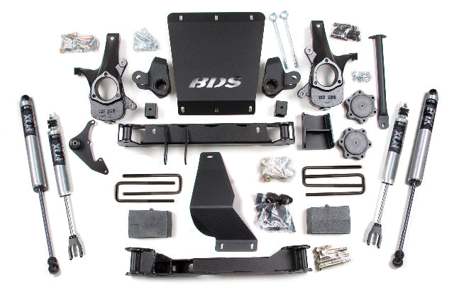 BDS 6 Inch Lift Kit Fits Chevy Silverado or Fits GMC Sierra 1500 (99-06) 4WD