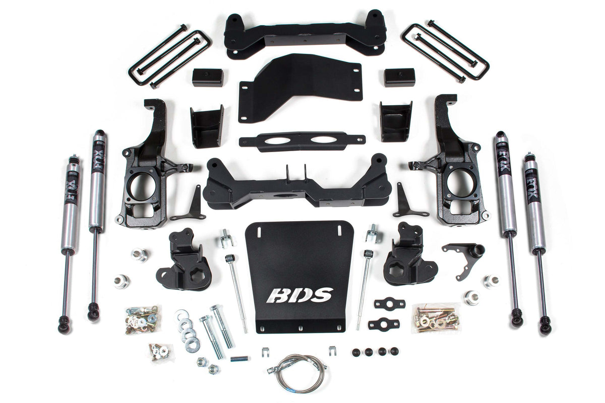 BDS 6.5 Inch Lift Kit Fits Chevy Silverado Or GMC Sierra 2500HD/3500 11-19 2/4WD 1827FS