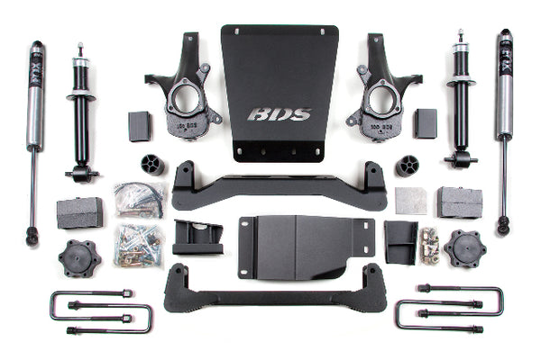BDS 6 Inch Lift Kit, Fits Chevy Silverado Or GMC Sierra 1500 07-13 4WD 176FS