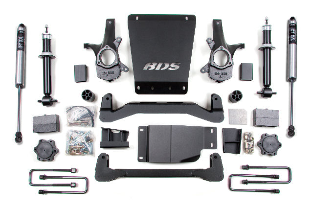 BDS 4 Inch Lift Kit Fits Chevy Silverado or Fits GMC Sierra 1500 (07-13) 4WD
