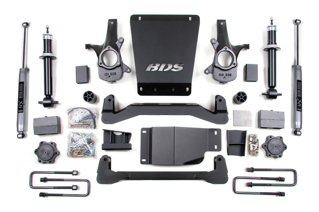 BDS BDS184H 4 Inch Lift Kit Chevy Silverado or fits gmc Sierra 1500 (07-13) 4WD