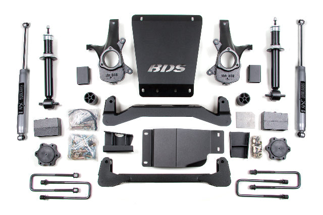 BDS 6 Inch Lift Kit, Fits Chevy Silverado Or GMC Sierra 1500 07-13 4WD 176H