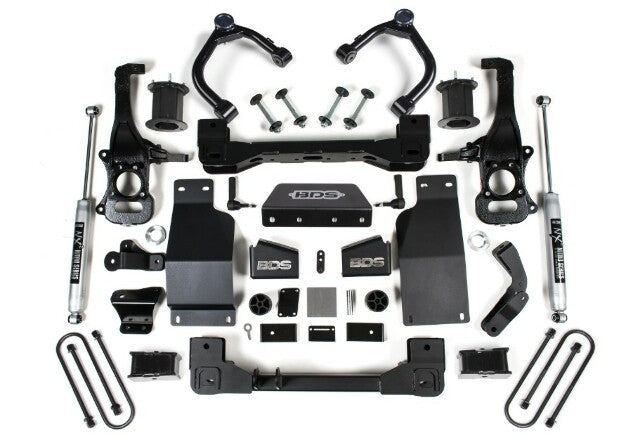 2025 Chevy/GMC 1500 4wd 4" Suspension Lift Kit, 3.0 Diesel / 2.7 Gas, 3" Rear, Block - Spacer Front, NX2 Rear