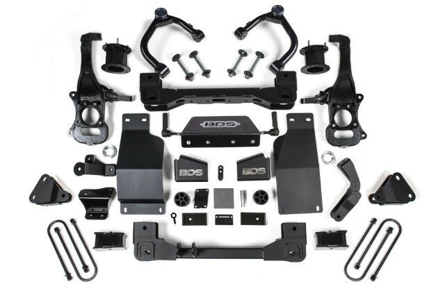 2025 Chevy/GMC 1500 4wd 4" Suspension Lift Kit w/ARC, 3.0 Diesel / 2.7 Gas, 3" Rear, Block - Spacer Front