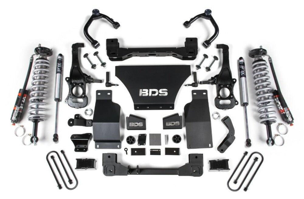 BDS 2025 Fits Chevy Tb/gmc AT4 1500 4WD 2.5" Suspension Lift Kit, V8 Gas, 1" Rear, Block -fox 2.5 Pes C/o Front, FOX 2.5 Pes Rear 1855PES