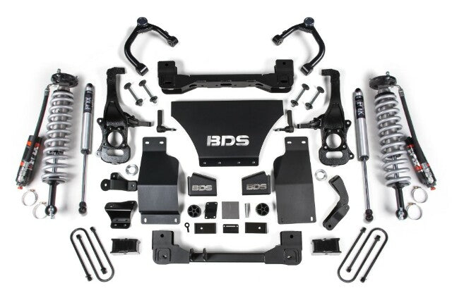 BDS 2025 Fits Chevy Tb/gmc AT4 1500 4WD 2.5" Suspension Lift Kit, 3.0 Diesel / 2.7 Gas, 1" Rear, Block -fox 2.5 Pes C/o Front, FOX 2.5 Pes Rear 1856PES