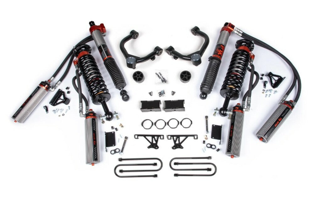 2025 Chevy/GMC 1500 4wd 3.0" Suspension Lift Kit, 2.5" Rear, Block - Fox 3.0 FRS C/O Front, Fox 3.0 FRS Rear