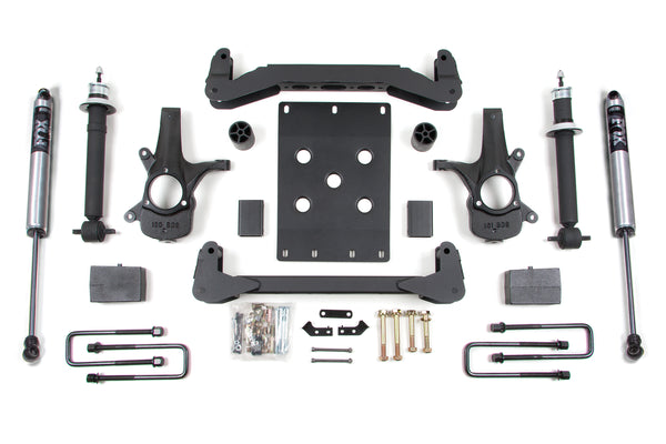 BDS 4 Inch Lift Kit, Fits Chevy Silverado Or GMC Sierra 1500 07-13 2WD 186FS