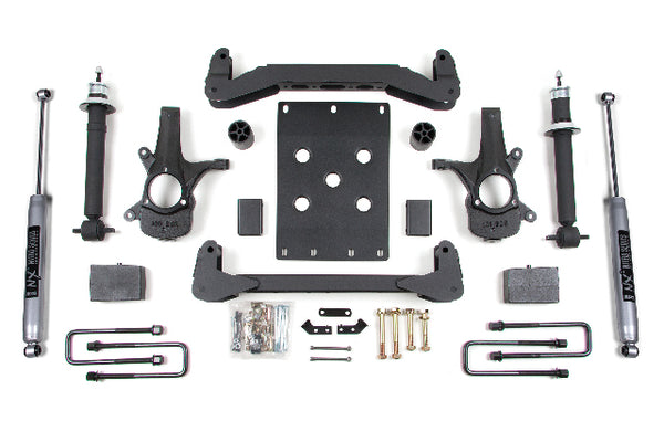 BDS 4 Inch Lift Kit, Fits Chevy Silverado Or GMC Sierra 1500 07-13 2WD 186H
