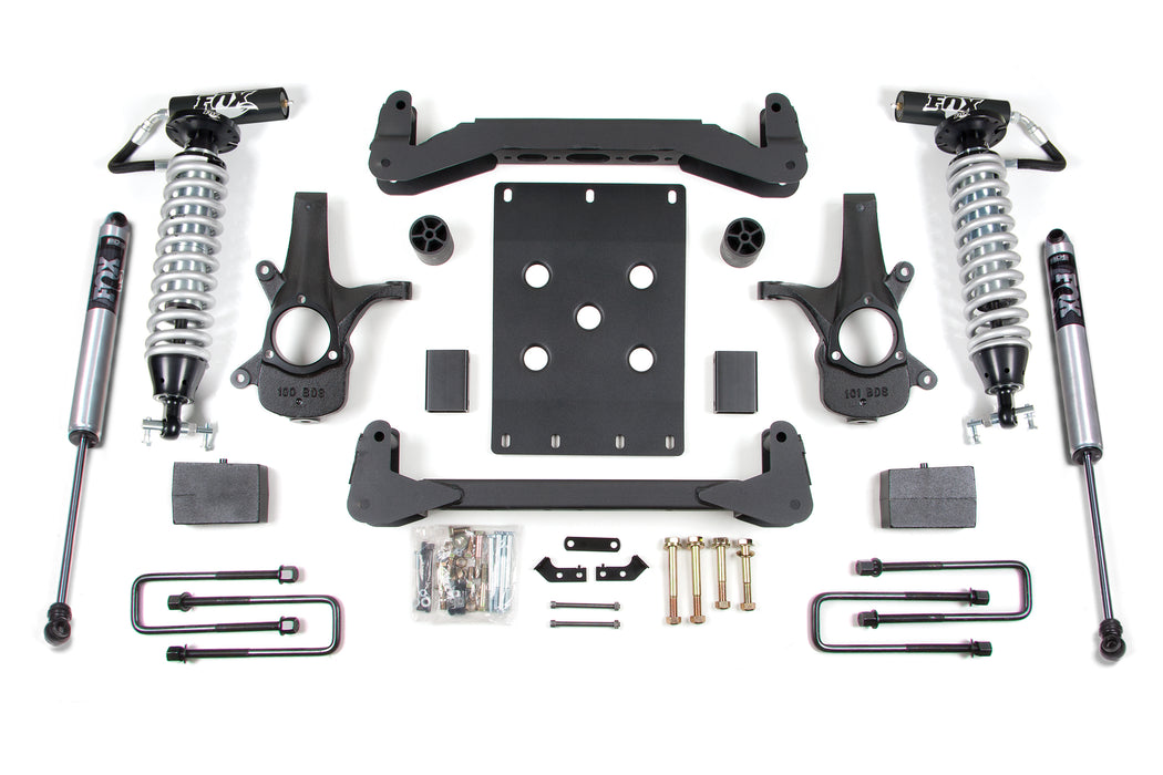 BDS 4 Inch Lift Kit 2.5 Coil-Over Fits Chevy Silverado or Fits GMC Sierra 1500 (07-13) 2WD