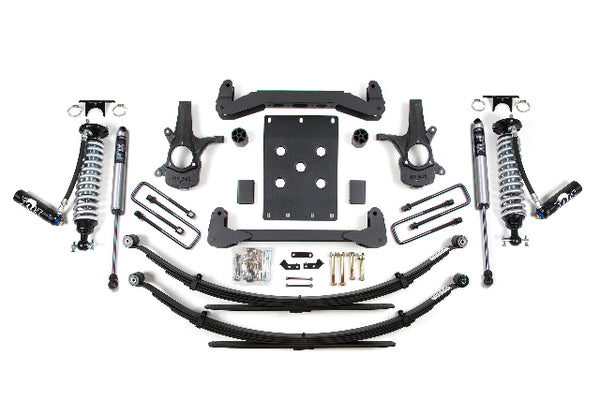 BDS 4 Inch Lift Kit 2.5 Coil-over, Fits Chevy Silverado Or GMC Sierra 1500 07-13 2WD 187FDSC
