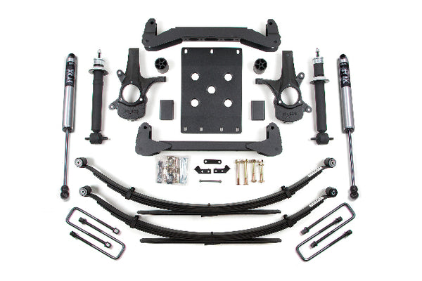 BDS 4 Inch Lift Kit, Fits Chevy Silverado Or GMC Sierra 1500 07-13 2WD 187FS