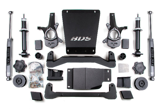 BDS 4 Inch Lift Kit Fits Chevy/Fits GMC Avalanche, Surburban, Tahoe, or Yukon 1500 (07-14) 4WD