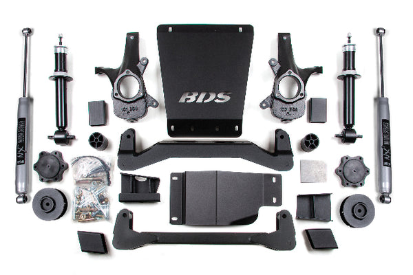 BDS 4 Inch Lift Kit, Fits Chevy/ GMC Avalanche, Surburban, Tahoe, Or Yukon 1500 07-14 4WD 188H