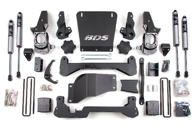BDS 7 Inch Lift Kit Fits Chevy Silverado or Fits GMC Sierra 2500HD/3500 (01-10) 4WD
