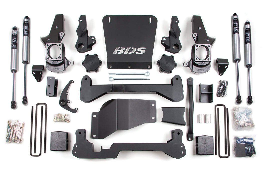 BDS 7 Inch Lift Kit Fits Chevy Silverado or Fits GMC Sierra 2500HD/3500 (01-10) 4WD