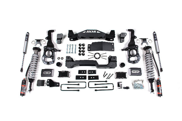 BDS 6 Inch Lift Kit 2.5 Performance Elite Coil-over, Fits Ford F150 21-25 4WD 1900FPE