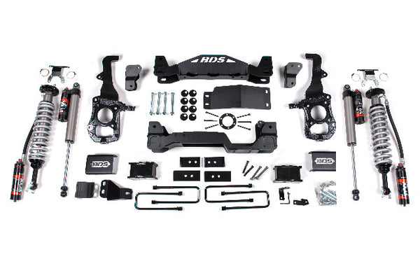 BDS 6 Inch Lift Kit 2.5 Performance Elite Coil-over, Fits Ford F150 21-25 4WD 1901FPE