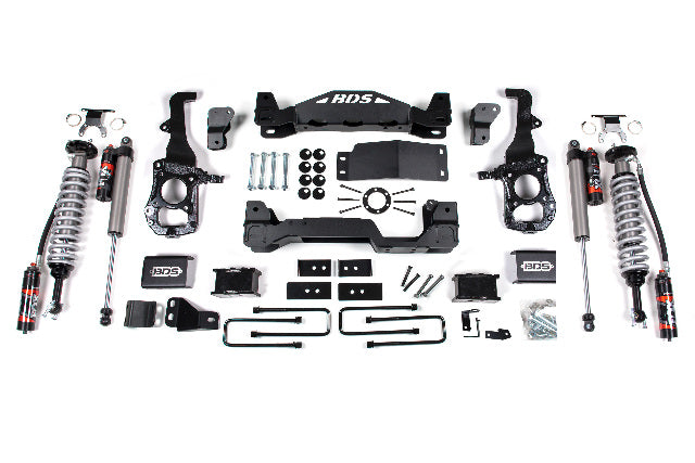 BDS 6 Inch Lift Kit 2.5 Performance Elite Coil-over, Fits Ford F150 21-25 4WD 1901FPE