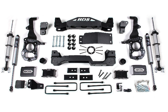 BDS 4 Inch Lift Kit 2.0 Strut, Fits Ford F150 21-25 4WD 1902FSR