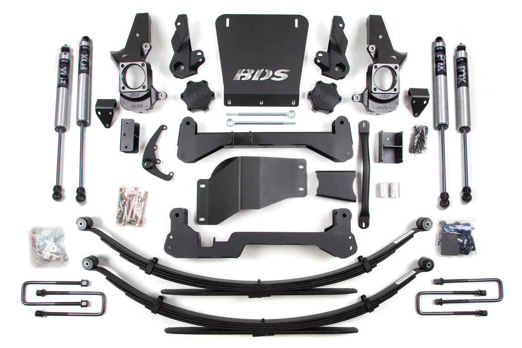 BDS 7 Inch Lift Kit Fits Chevy Silverado or Fits GMC Sierra 2500HD/3500 (01-10) 4WD
