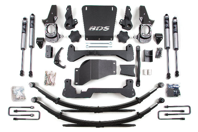 BDS 7 Inch Lift Kit Fits Chevy Silverado or Fits GMC Sierra 2500HD/3500 (01-10) 4WD