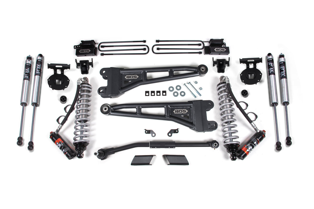 BDS 2.5 Inch Lift Kit w/ Radius Arm 2.5 Performance Elite Coil-Over Conversion Fits Ford F450 Super Duty (20-22) 4WD