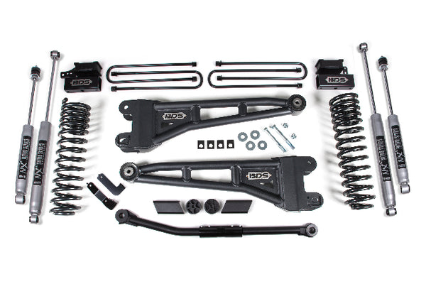 BDS 2.5 Inch Lift Kit W/ Radius Arm, Fits Ford F450 Super Duty 20-22 4WD Diesel & Gas 1915H