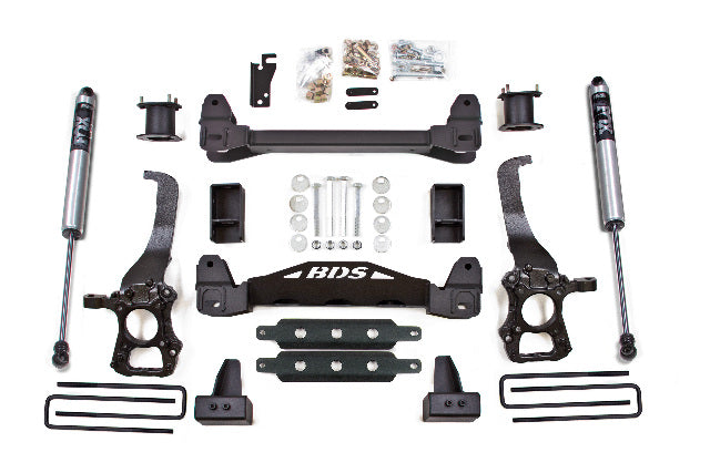 BDS 6 Inch Lift Kit, Fits Ford F150 15-20 2WD 1918FS