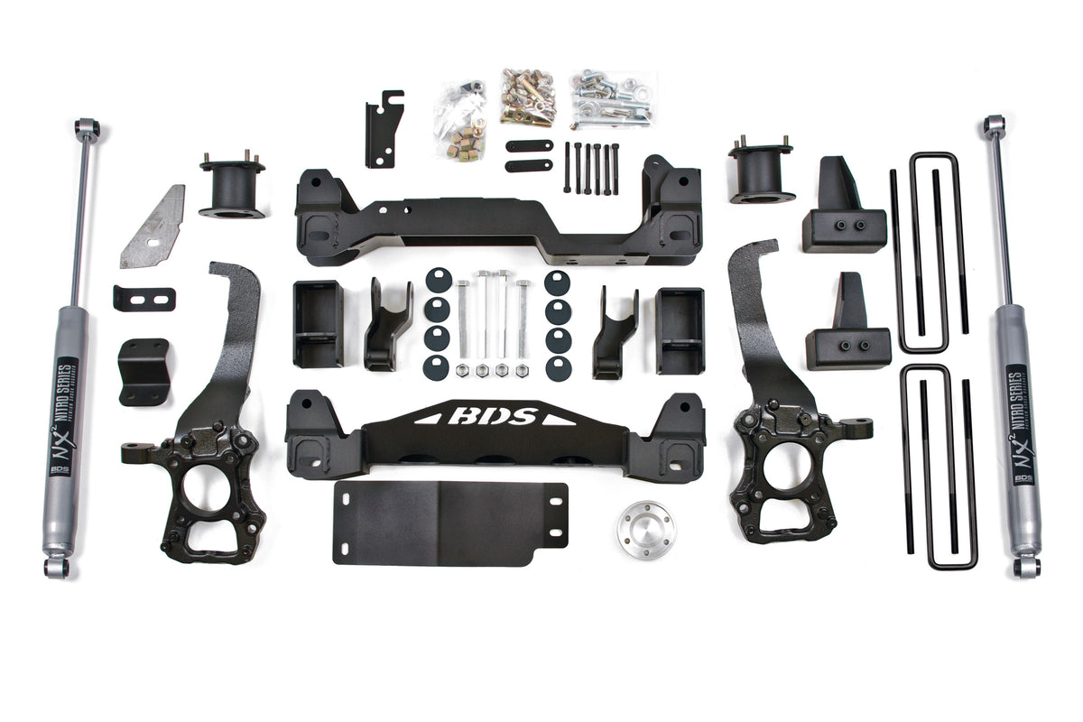BDS 4 Inch Lift Kit, Fits Ford F150 2014 4WD 1920H