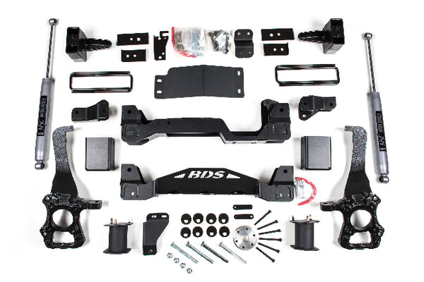 BDS 6 Inch Lift Kit, Fits Ford F150 2014 4WD 1921H