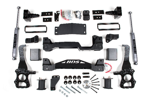 BDS 6 Inch Lift Kit, Fits Ford F150 15-20 4WD 1922H