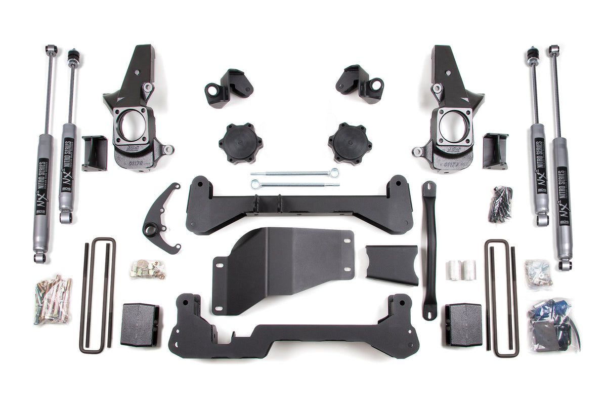 BDS 4.5 Inch Lift Kit, Fits Chevy Silverado Or GMC Sierra 2500HD/3500 01-10 SRW 4WD 1817FS