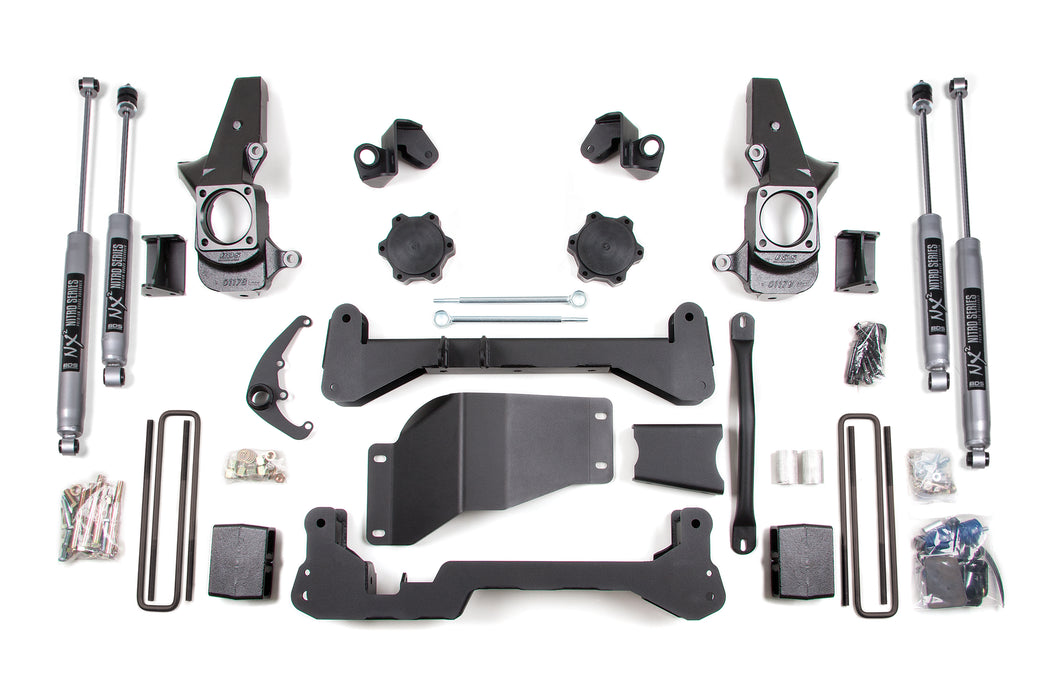 BDS 4.5 Inch Lift Kit Fits Chevy Silverado or Fits GMC Sierra 2500HD/3500 (01-10) SRW 4WD