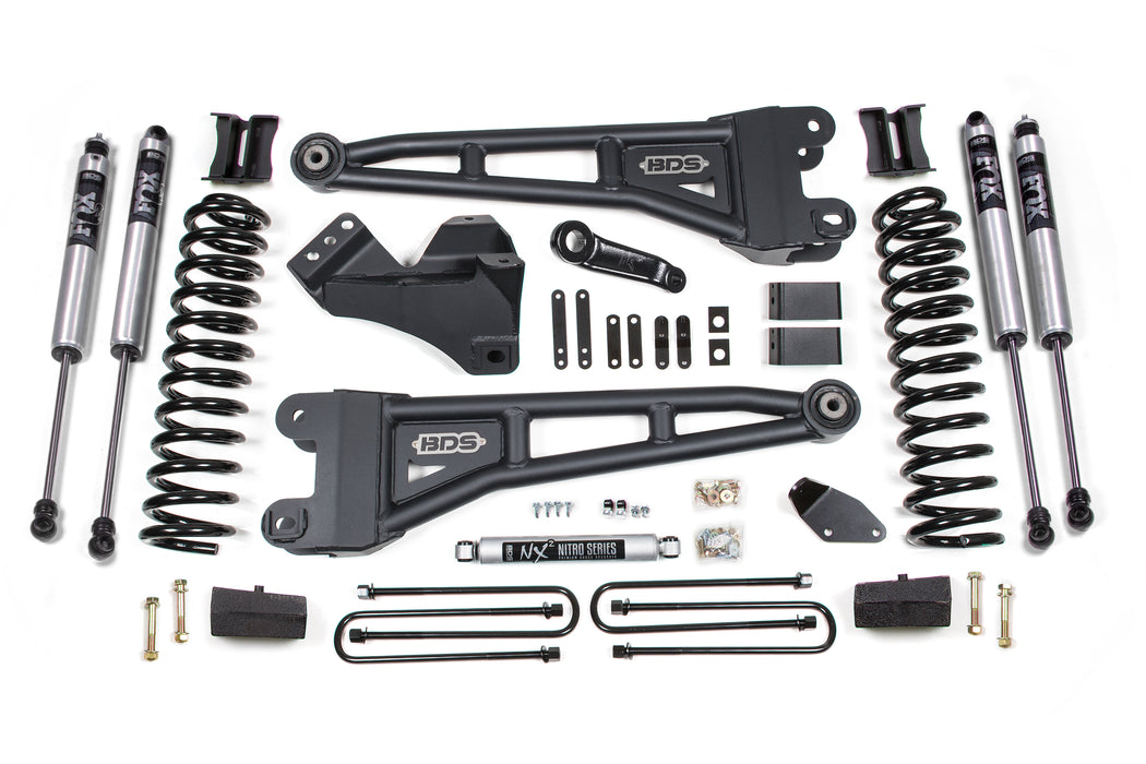 BDS BDS1938FS 4 Inch Lift Kit w/ Radius Arm Ford F250/F350 Super Duty (08-10) 4WD Diesel