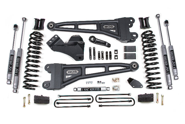BDS 4 Inch Lift Kit W/ Radius Arm, Fits Ford F250/F350 Super Duty 05-07 4WD Gas 1934H