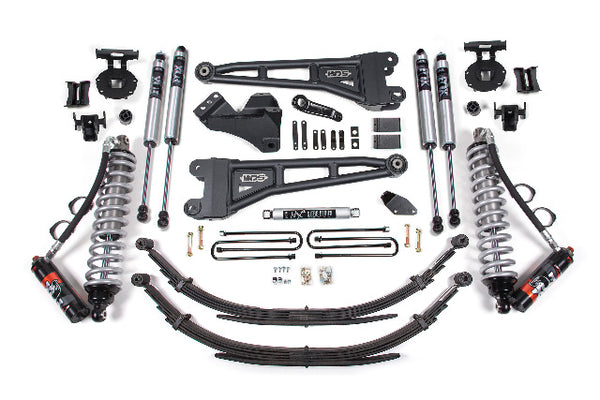 BDS 4 Inch Lift Kit W/ Radius Arm 2.5 Performance Elite Coil-over Conversion, Fits Ford F250/F350 Super Duty 05-07 4WD Diesel 1933FPE