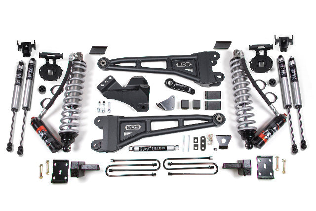 BDS 6 Inch Lift Kit w/ Radius Arm 2.5 Performance Elite Coil-Over Conversion Fits Ford F250/F350 Super Duty (05-07) 4WD Diesel