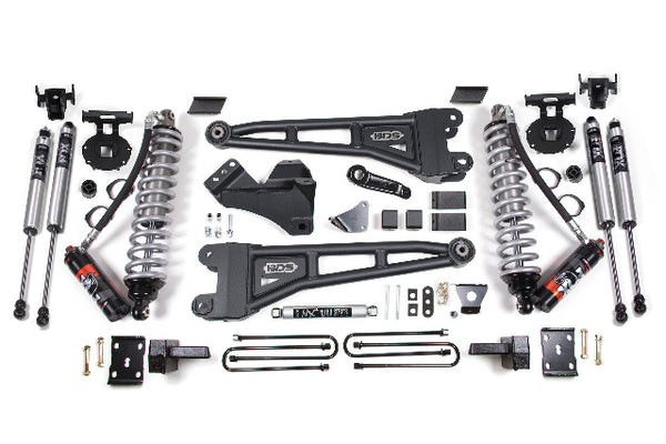 BDS 6 Inch Lift Kit W/ Radius Arm 2.5 Performance Elite Coil-over Conversion, Fits Ford F250/F350 Super Duty 08-10 4WD Diesel 1954FPE