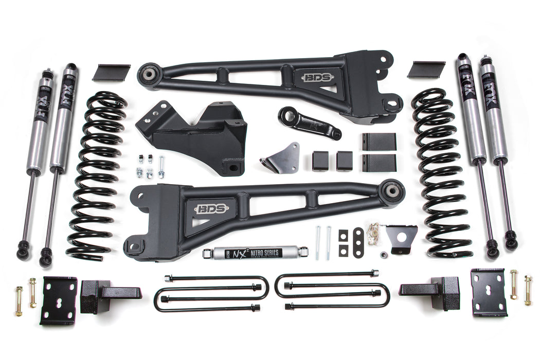 BDS BDS1956FS 6 Inch Lift Kit w/ Radius Arm Ford F250/F350 Super Duty (08-10) 4WD Gas