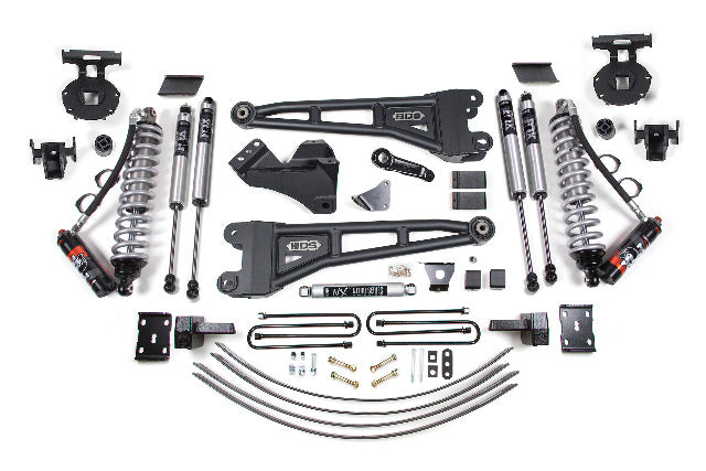 BDS 6 Inch Lift Kit W/ Radius Arm 2.5 Performance Elite Coil-over Conversion, Fits Ford F250/F350 Super Duty 05-07 4WD Diesel 1944FPE